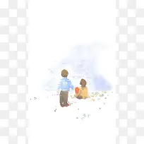 墨画中的情侣-空若网 墨画中的情侣-空若网