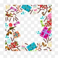 彩色礼物边框-空若网 彩色礼物边框-空若网