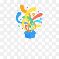 创意扁平风格形状橙色蓝色红色-空若网 创意扁平风格形状橙色蓝色红色-空若网