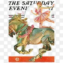 插画-美女杂技-空若网 插画-美女杂技-空若网