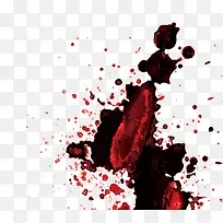 矢量红色墨迹-空若网 矢量红色墨迹-空若网