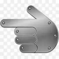 金属质感灰色手指-空若网 金属质感灰色手指-空若网