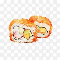 水彩寿司-空若网 水彩寿司-空若网