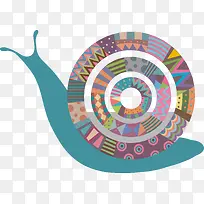 彩色蜗牛卡通绿色-空若网 彩色蜗牛卡通绿色-空若网