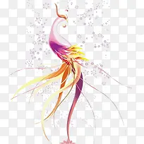 彩色创意花纹孔雀-空若网 彩色创意花纹孔雀-空若网