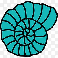 手绘海螺-空若网 手绘海螺-空若网