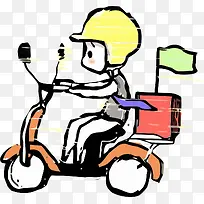 送餐人物-空若网 送餐人物-空若网