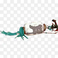 中国风素材古风插画-空若网 中国风素材古风插画-空若网