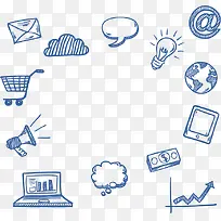 手绘商务ppt素材-空若网 手绘商务ppt素材-空若网