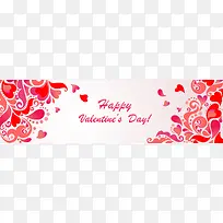 花纹爱心情人节边框背景-空若网 花纹爱心情人节边框背景-空若网