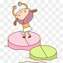 卡通可爱女孩-空若网 卡通可爱女孩-空若网