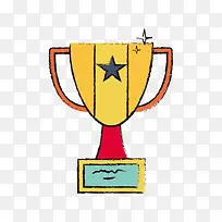 矢量手绘冠军奖杯-空若网 矢量手绘冠军奖杯-空若网