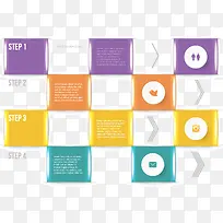 矢量步骤流程表-空若网 矢量步骤流程表-空若网