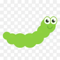 毛毛虫卡通矢量素材-空若网 毛毛虫卡通矢量素材-空若网