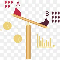 对比跷跷板数据图表-空若网 对比跷跷板数据图表-空若网