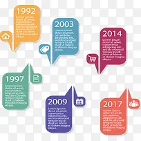 彩色气泡时间轴-空若网 彩色气泡时间轴-空若网