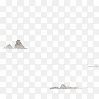 高清手绘插画山丘形状-空若网 高清手绘插画山丘形状-空若网