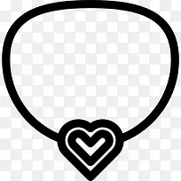 吊坠心图标-空若网 吊坠心图标-空若网