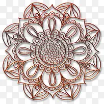 圆形对称花纹素材-空若网 圆形对称花纹素材-空若网