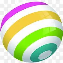 多彩卡通圆形球体效果-空若网 多彩卡通圆形球体效果-空若网