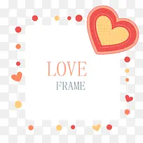 矢量爱心边框-空若网 矢量爱心边框-空若网