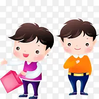 卡通小男孩-空若网 卡通小男孩-空若网