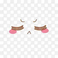 卡通萌萌闭眼的表情-空若网 卡通萌萌闭眼的表情-空若网