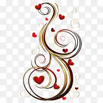 爱心音乐装饰-空若网 爱心音乐装饰-空若网