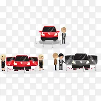 车展卖车png矢量素材-空若网 车展卖车png矢量素材-空若网