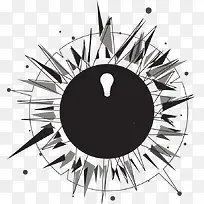 时尚几何形圆形-空若网 时尚几何形圆形-空若网