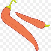 矢量素材红色辣椒-空若网 矢量素材红色辣椒-空若网