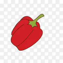 红色辣椒卡通矢量素材-空若网 红色辣椒卡通矢量素材-空若网