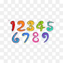 卡通数字-空若网 卡通数字-空若网