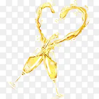 啤酒 高脚杯 爱心-空若网 啤酒 高脚杯 爱心-空若网