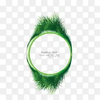矢量青草标签-空若网 矢量青草标签-空若网