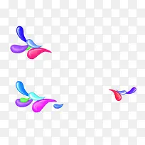 彩色喷溅滴-空若网 彩色喷溅滴-空若网