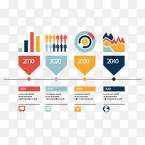 矢量时间轴分析图-空若网 矢量时间轴分析图-空若网