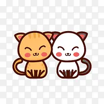 卡通小猫PNG下载-空若网 卡通小猫PNG下载-空若网