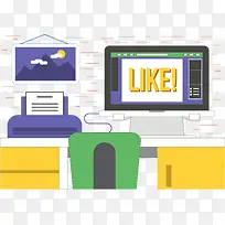 ����칫��ͼ����ʸ���ز�-������