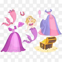 卡通美人鱼-空若网 卡通美人鱼-空若网