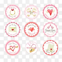 卡通爱的徽章-空若网 卡通爱的徽章-空若网