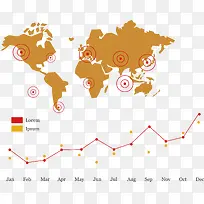数据走势图海报素材-空若网 数据走势图海报素材-空若网