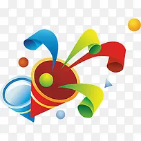 彩色的小礼花-空若网 彩色的小礼花-空若网