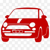 红色的卡通小汽车-空若网 红色的卡通小汽车-空若网