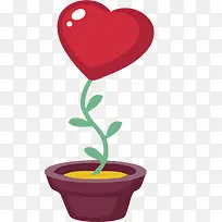 矢量种植的爱心素材-空若网 矢量种植的爱心素材-空若网