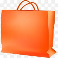 橙色纸袋宣传海报-空若网 橙色纸袋宣传海报-空若网