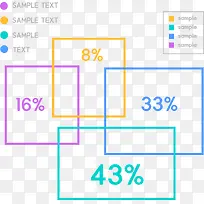 彩色创意金融商务图表插画-空若网 彩色创意金融商务图表插画-空若网