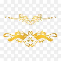 渐变金色png免费素材矢量-空若网 渐变金色png免费素材矢量-空若网