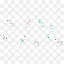 浪漫彩色喷溅元素-空若网 浪漫彩色喷溅元素-空若网