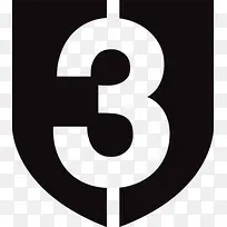 数字3手绘元素-空若网 数字3手绘元素-空若网